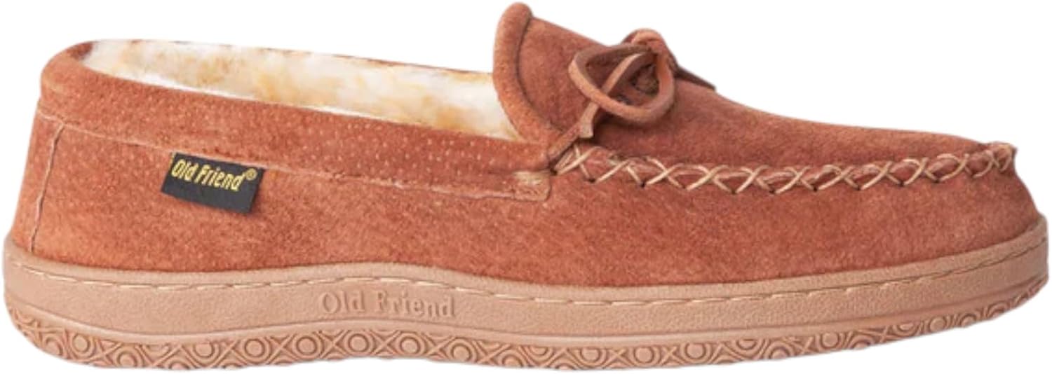 Old Friend Men’s Loafer Moccasin - Slip-On Indoor Outdoor Casual Comfort Shoes