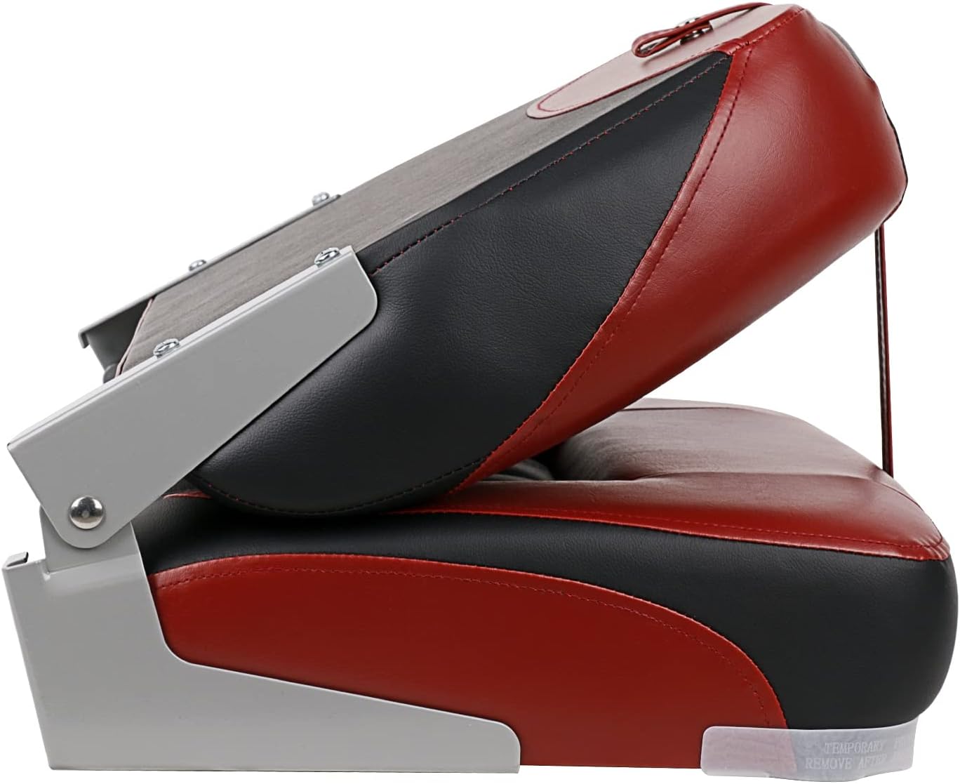 XGEAR Fold-Down Boat Seat, Low Back Fishing Boat Chair