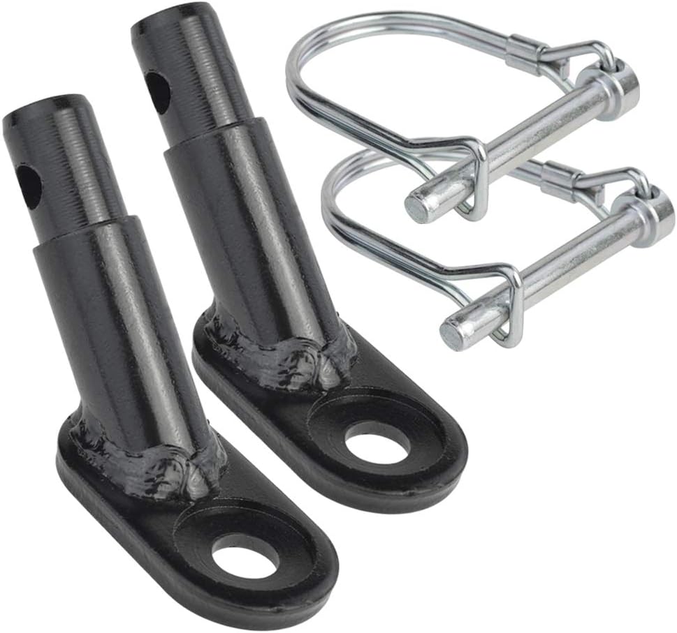 2 Packs Bike Trailer Coupler, Fengek Bike Trailer Hitch Instep Attachment for Instep, Black
