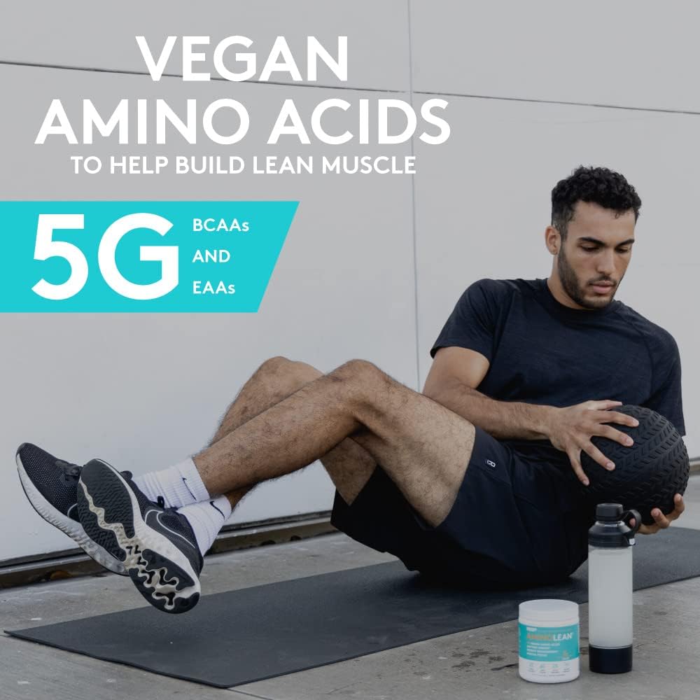 AminoLean Natural Pre Workout Powder - Amino Energy with Vegan Amino Acids