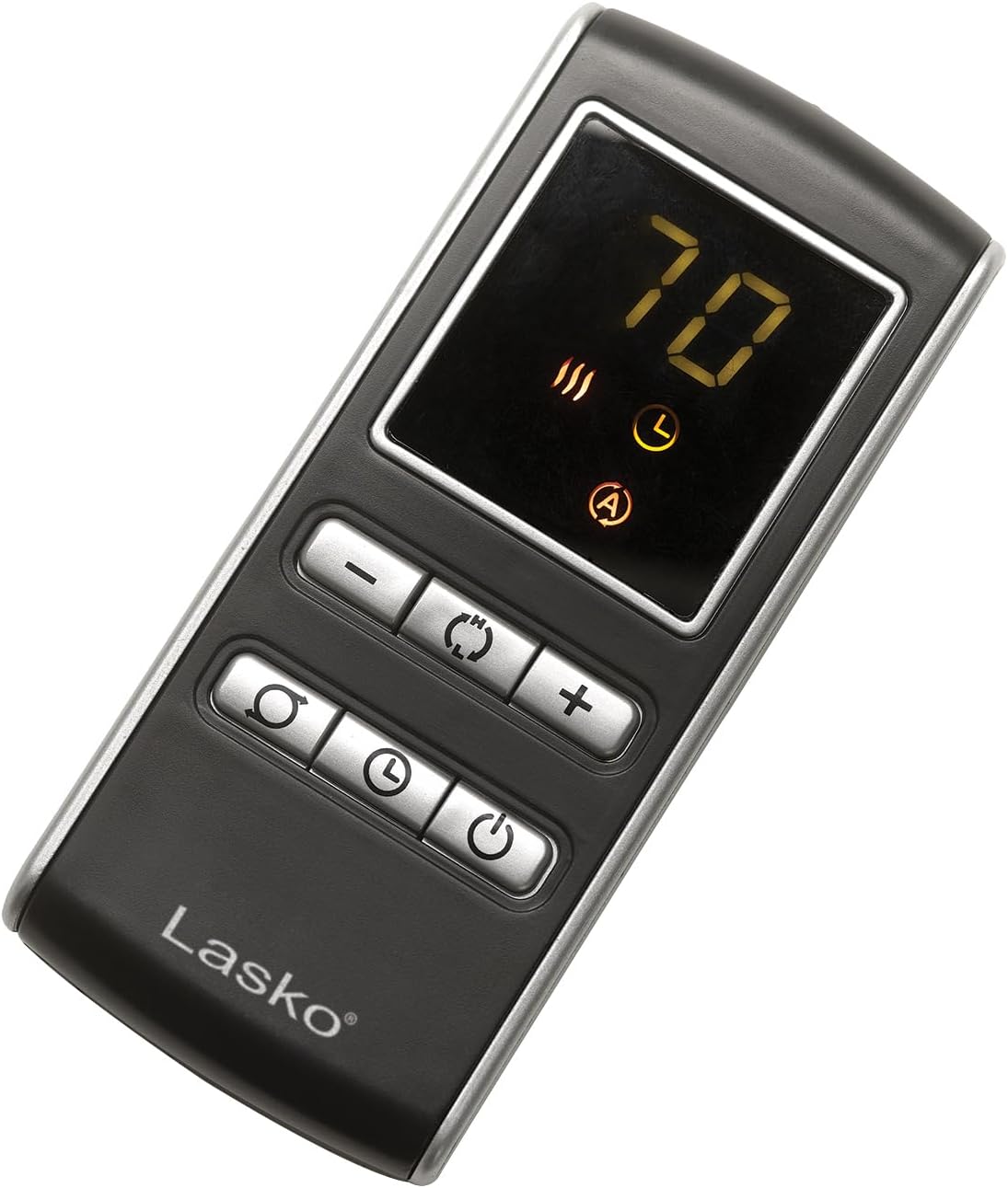 Lasko Oscillating Digital Ceramic Tower Space Heater - 29” - 5586 - Black | Built-In Handle, For Large Rooms, Cool Touch Housing, Overheat Protection Adjustable Thermostat, Timer, Remote, 1500W