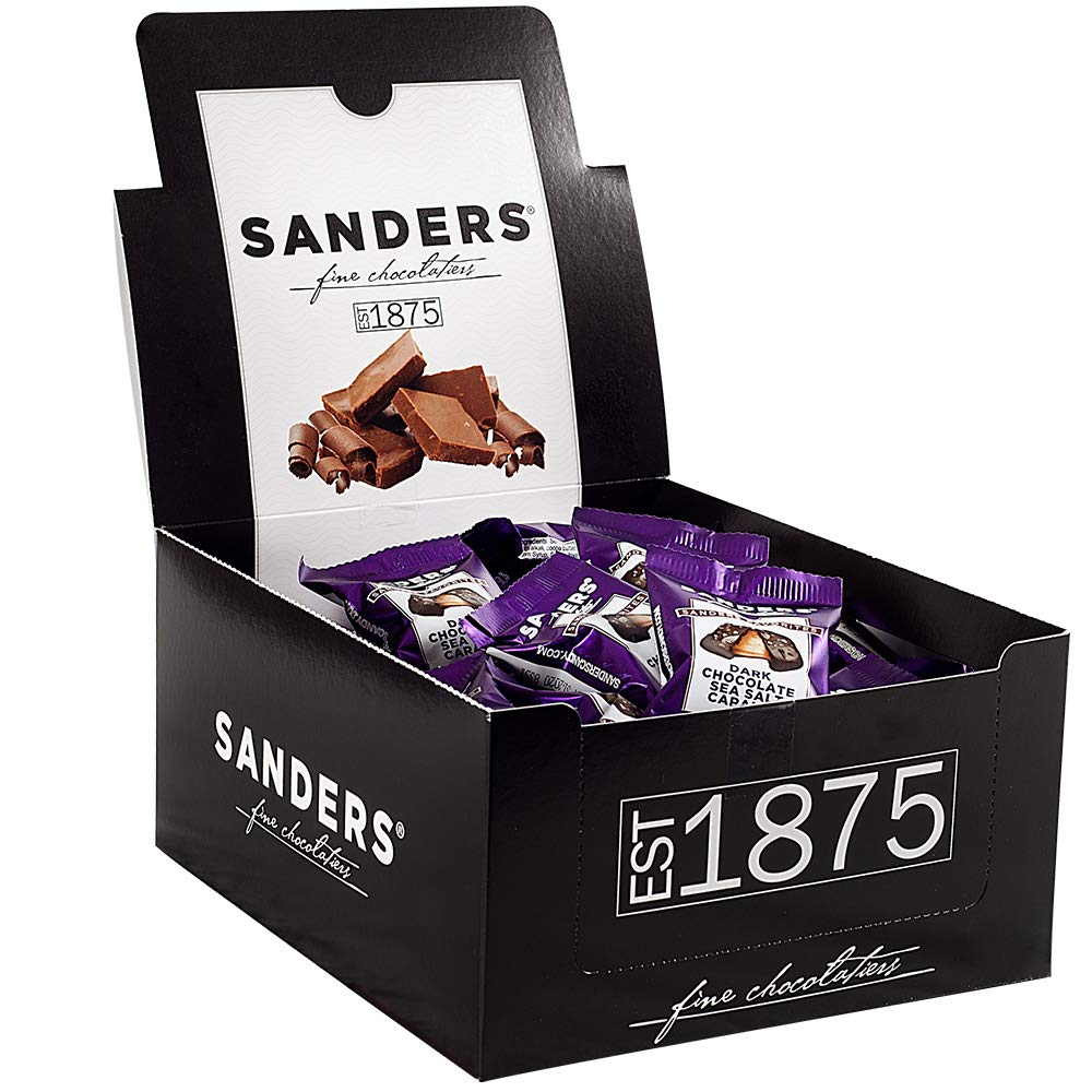 Sanders Dark Chocolate Sea Salt Caramels - 36 ounces (2.25 pounds)