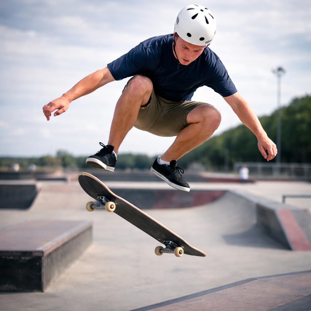 Skateboard Helmet,BMX Bike Multi-Sport Helmet for Youth,Men Women