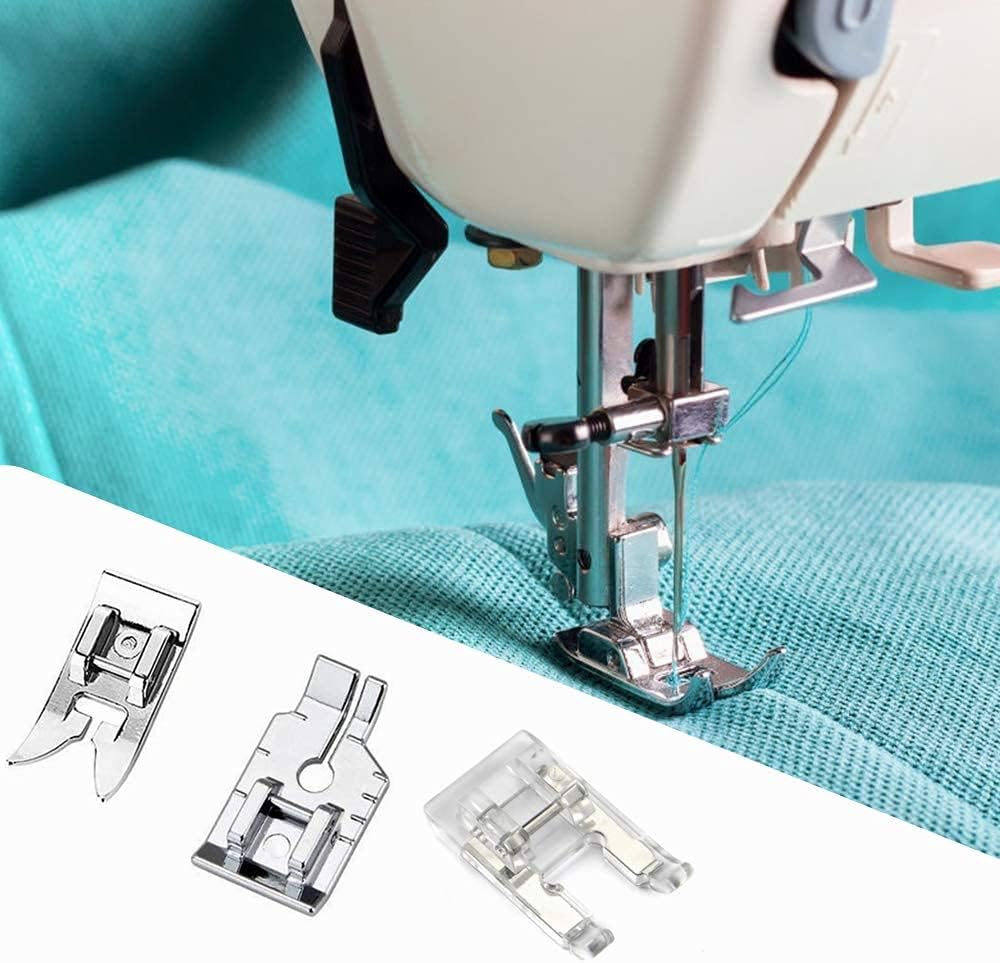 13Pcs Presser Feet Set for Household Sewing Machine Brother Singer Janome Toyota...