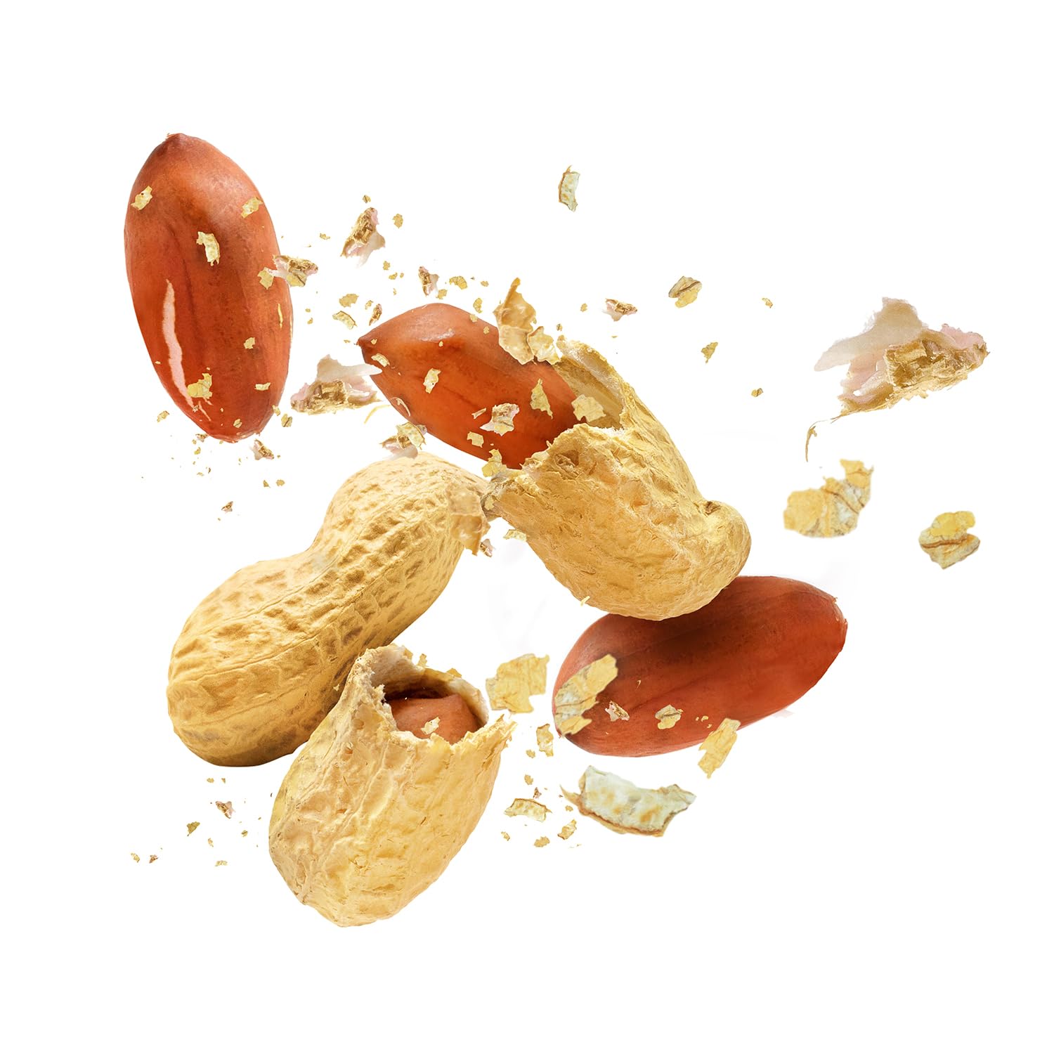 Fruidles Raw Peanuts, 2 Pound Bag Raw Peanuts in Shell, Great for Boiling, Squirrels Feed, Birds Feed and Wildlife