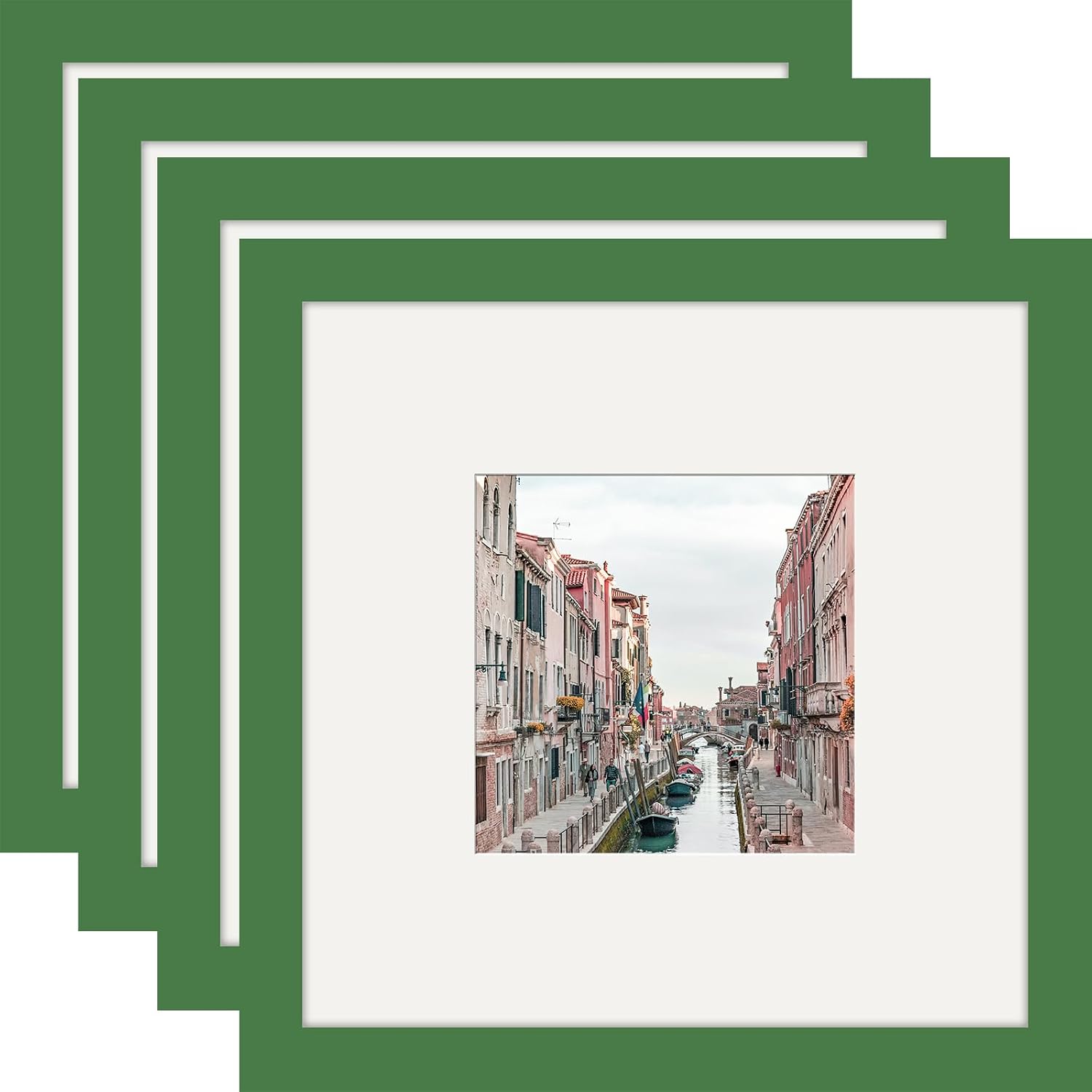 WUTL 8x8 Black Picture Frames Square