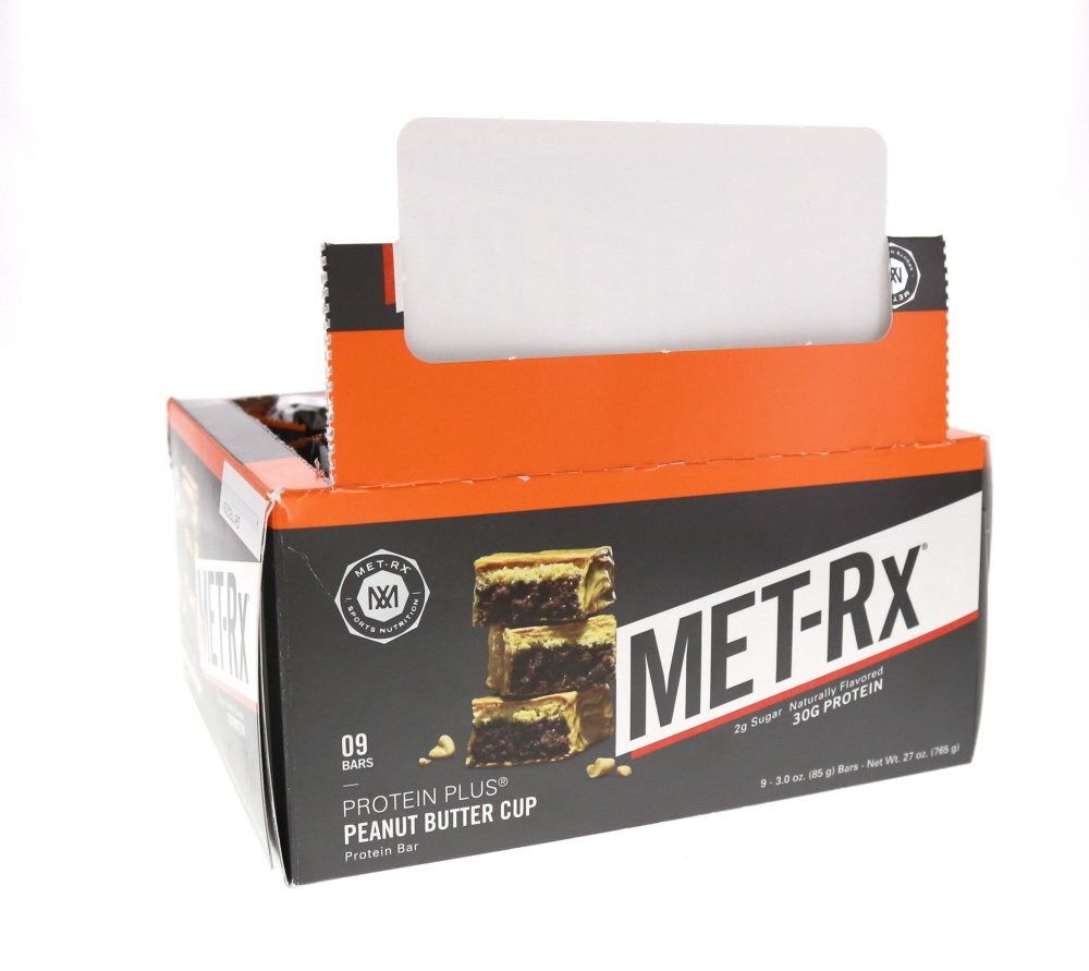 MET-Rx Protein Plus Bar, Great as Healthy Meal Replacement, Snack, and Help Support Energy, Gluten Free, Peanut Butter Cup, With Vitamin A, Vitamin C, and Zinc to Support Immune Health, 85 g,9 Count | Great as Healthy Meal Replacement, Snack, and Help Su…