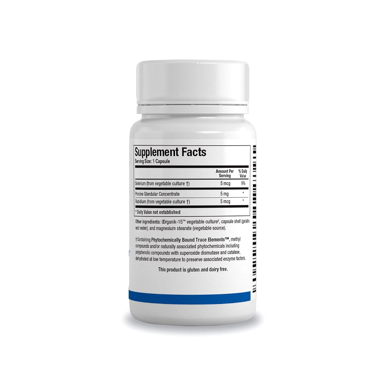 BIOTICS RESEARCH GTA Porcine Glandular Selenium Supplement Rubidium 90 Caps