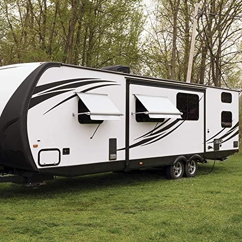 CAREFREE WG0604E4EB Simply Shade RV Window Awning-Black Vinyl-6' (72")