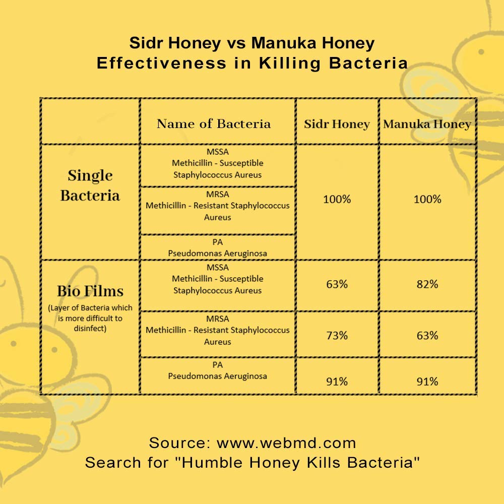 Authentic Mountain Sidr Honey with Propolis – Jujube Honey, Supports Mental Health, Memory and Cognition, 100% Natural, Raw Liquid Honey, Gluten Free (250g/ 8.8 oz)
