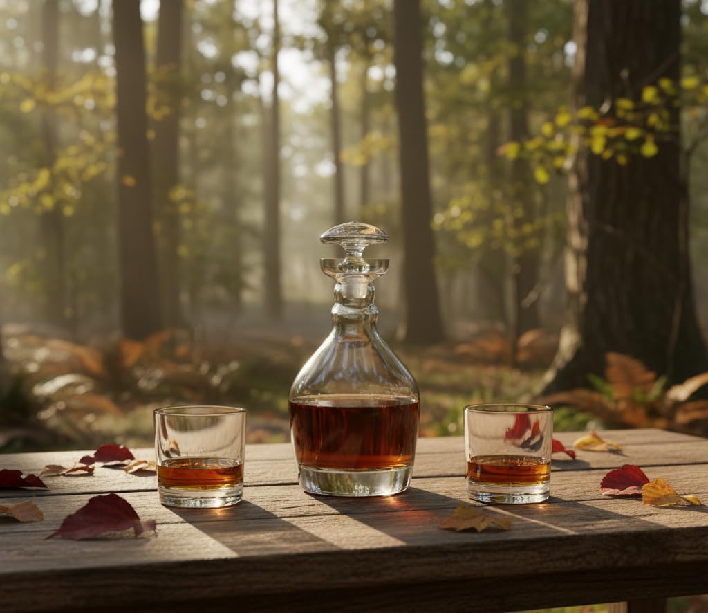 Crystal Thomas Jefferson Decanter