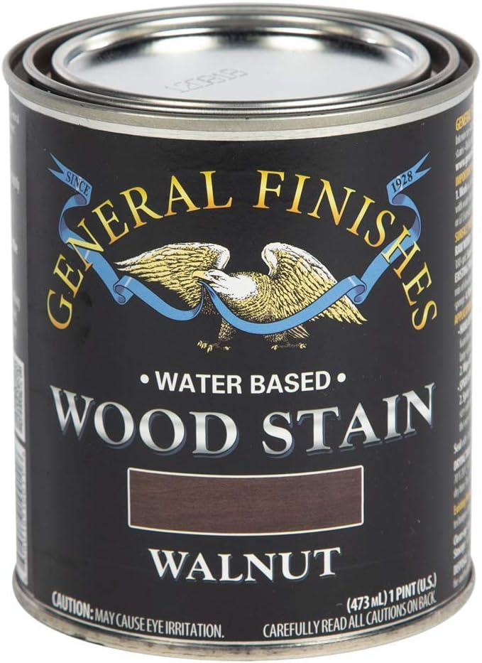 General Finishes Water Based Wood Stain, 1 Quart, Antique Oak
