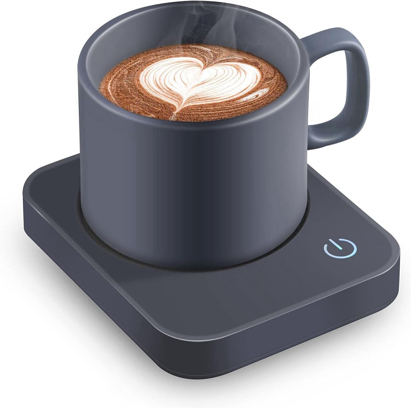 VOBAGA Coffee Mug Warmer for Desk with Auto Shut Off & 3-Temp Settings, Coffee Cup Warmer with Smart Safety Alert Home Office Accessory