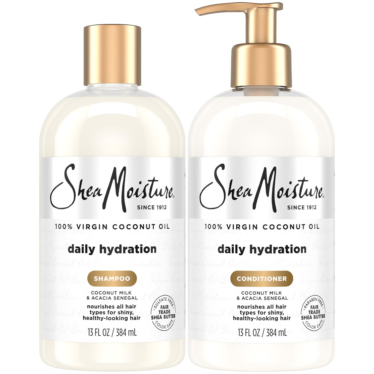 SheaMoisture Coconut Shampoo & Conditioner Set, Daily Hydration