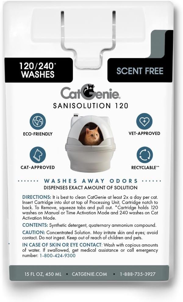CatGenie SaniSolution Cartridge Fresh Scent