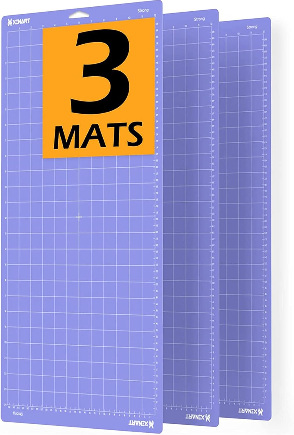Xinart Cutting Mats for Cricut Maker 3,Maker,Explore 3,Air 2,12x24 inch Variety Replacement Cut Mat Compitable with Cricut Machines 3 Mats