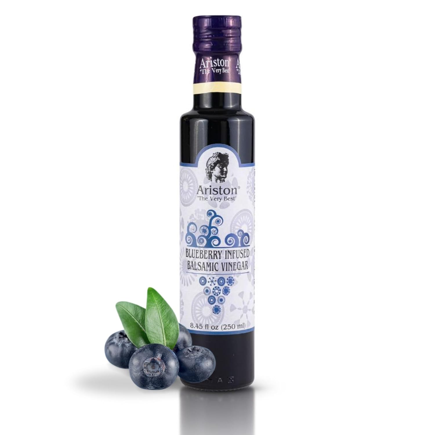Ariston Aged Balsamic Vinegar of Modena, Traditional Flavored, 16.9 Fl Oz | Organic Gourmet Italian Vinegar, Oak Barrel Aged, Perfect for Salads, Pasta & Finishing Dishes, No Added Sugar, Vegan