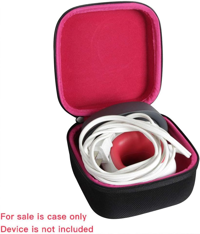 Hermitshell Hard Travel Case for Cricut Easy Press Mini Heat Press Machine (Black+Rosy)