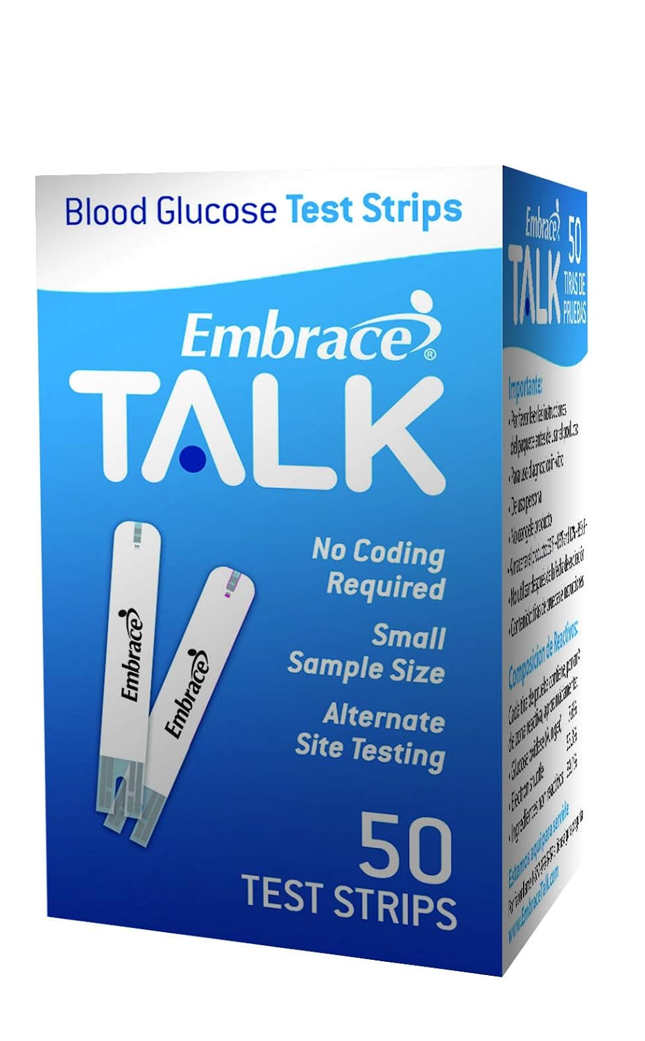 Embrace Blood Glucose Test Strip 50ct