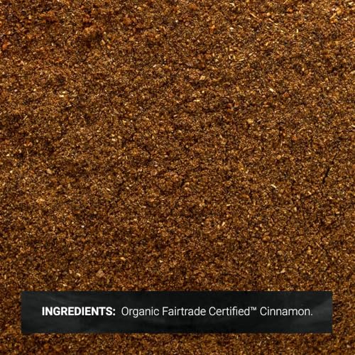 Frontier Co-op Organic Fairtrade Ground Ceylon Cinnamon Powder, Refill for Shaker, Baking, Beverages, and Cooking, Kosher | 5.57 Ounce (Pack of 1)