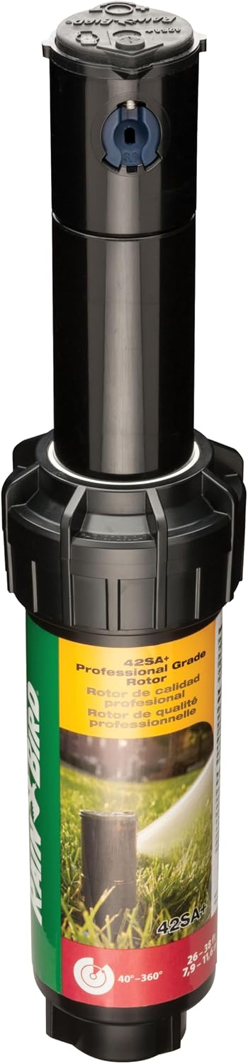 Rain Bird 32SA/4PKS Simple Adjust 32SA Gear Drive Rotor, Adjustable 40° - 360° Pattern, 19' - 32' Spray Distance, 4-Pack