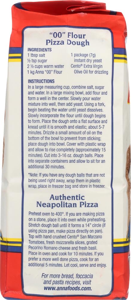 Anna - Napoletana Tipo "00" Extra Fine Flour, (3)- 2.2 lb Pkgs. by ANNA