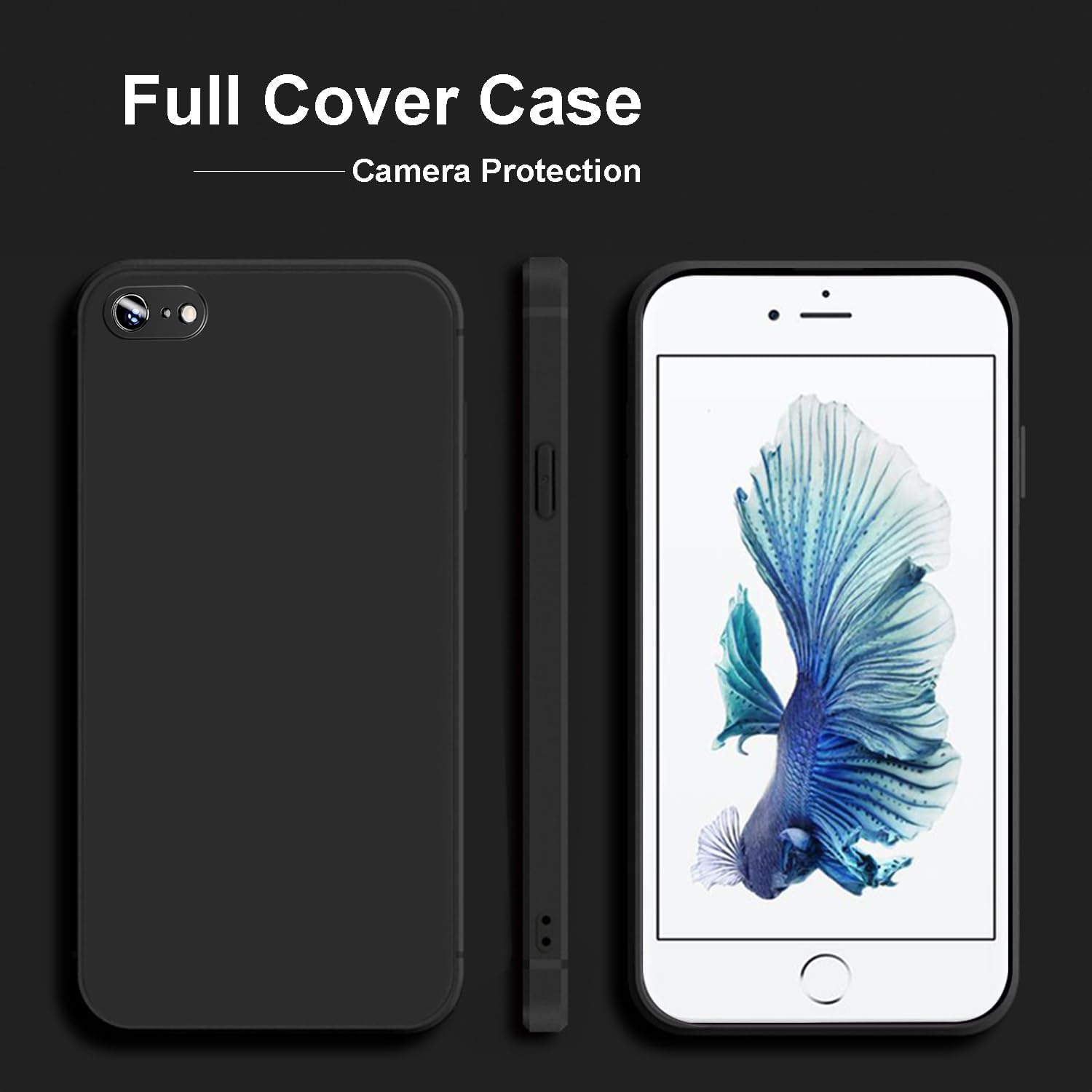 TENOC Phone Case Compatible with iPhone SE (2nd 2020 and 3rd 2022 Generation) & iPhone 7 & iPhone 8, Clear Case Shockproof Protective Bumper Slim Cover for 4.7 Inch