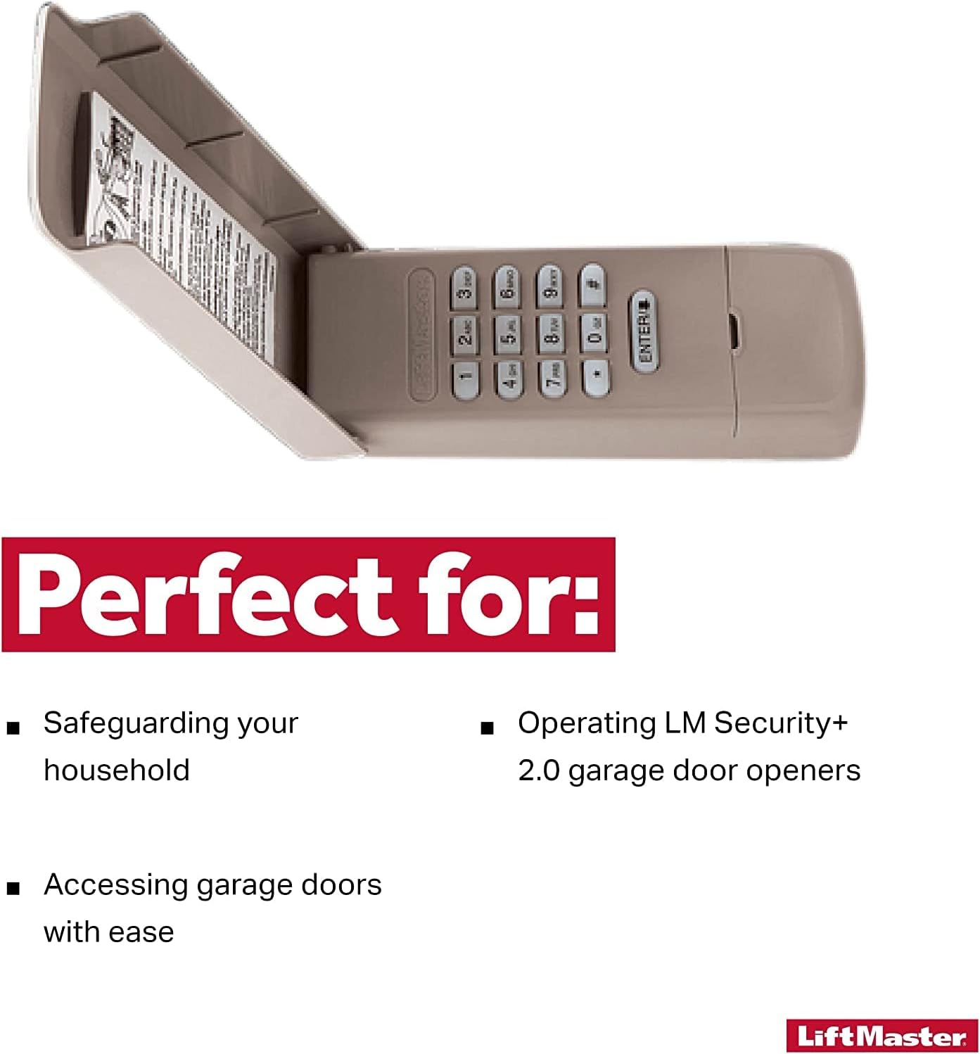 LiftMaster 877LM Wireless Keypad (ONLY for Openers with Yellow Learn Button)
