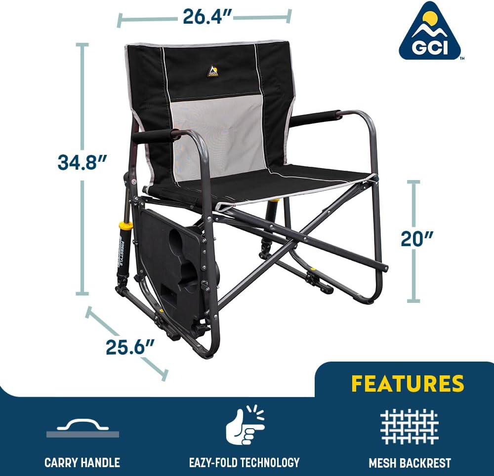 GCI Outdoor Freestyle Rocker Camping Chair - Cinnamon