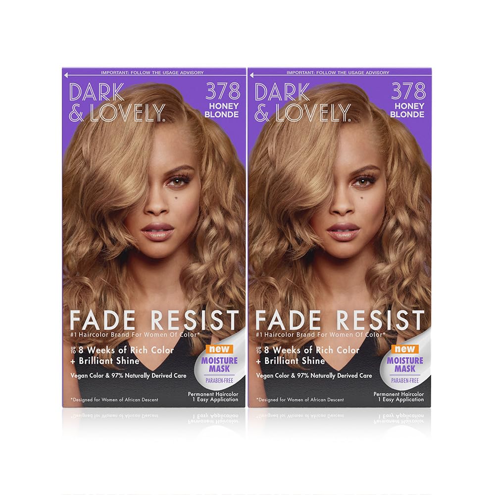 SoftSheen-Carson Dark and Lovely Fade Resist Rich Conditioning Color, Honey Blonde 378