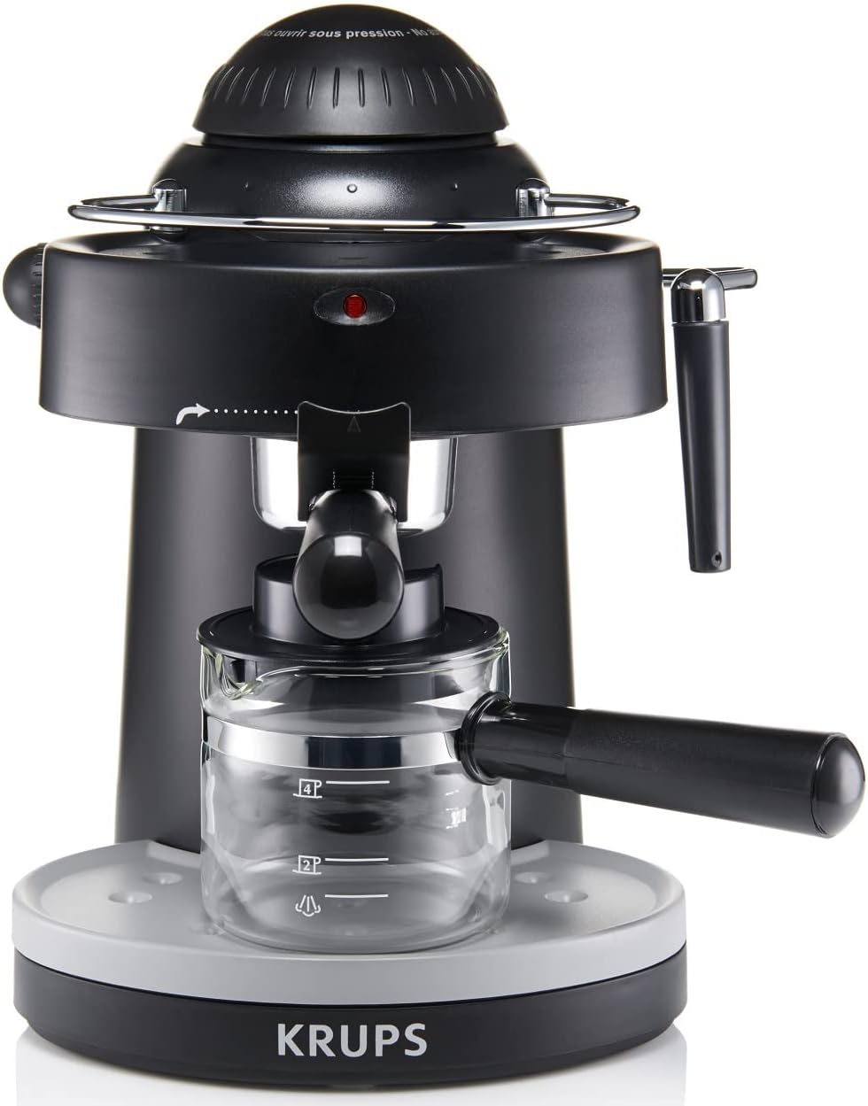Café Brew 4 Cup Espresso Replacement Carafe, Universal, Borosilicate Glass | Universal fit for Hamilton Beach, Mr. Coffee, Breville, De'Longhi, Krups