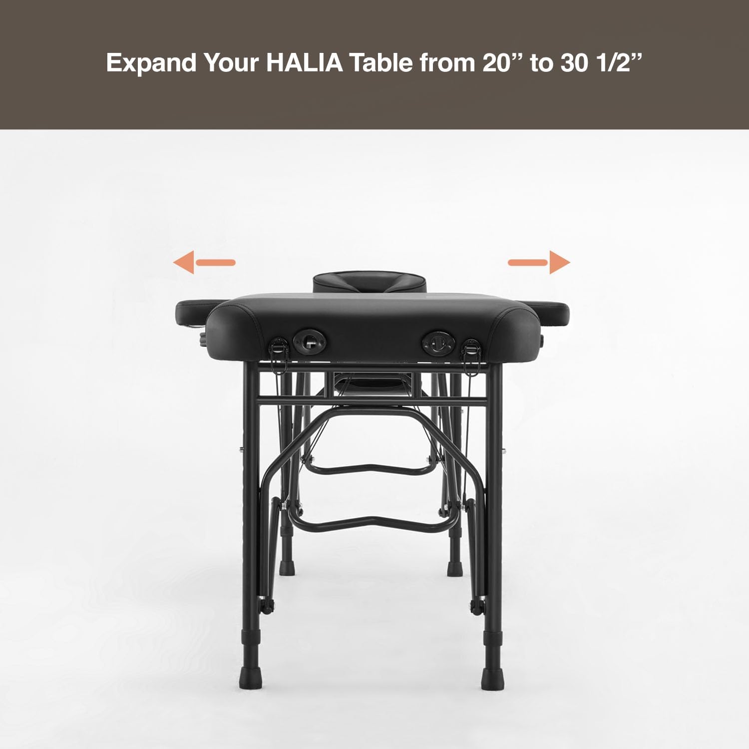 Portable Aluminum Massage Table, Foldable Travel Bed, 70 x 21, Black | Aluminum Frame · 3" Memory Foam · 450 lb Working Capacity · Foldable · Massage, Spa & Mobile Therapy