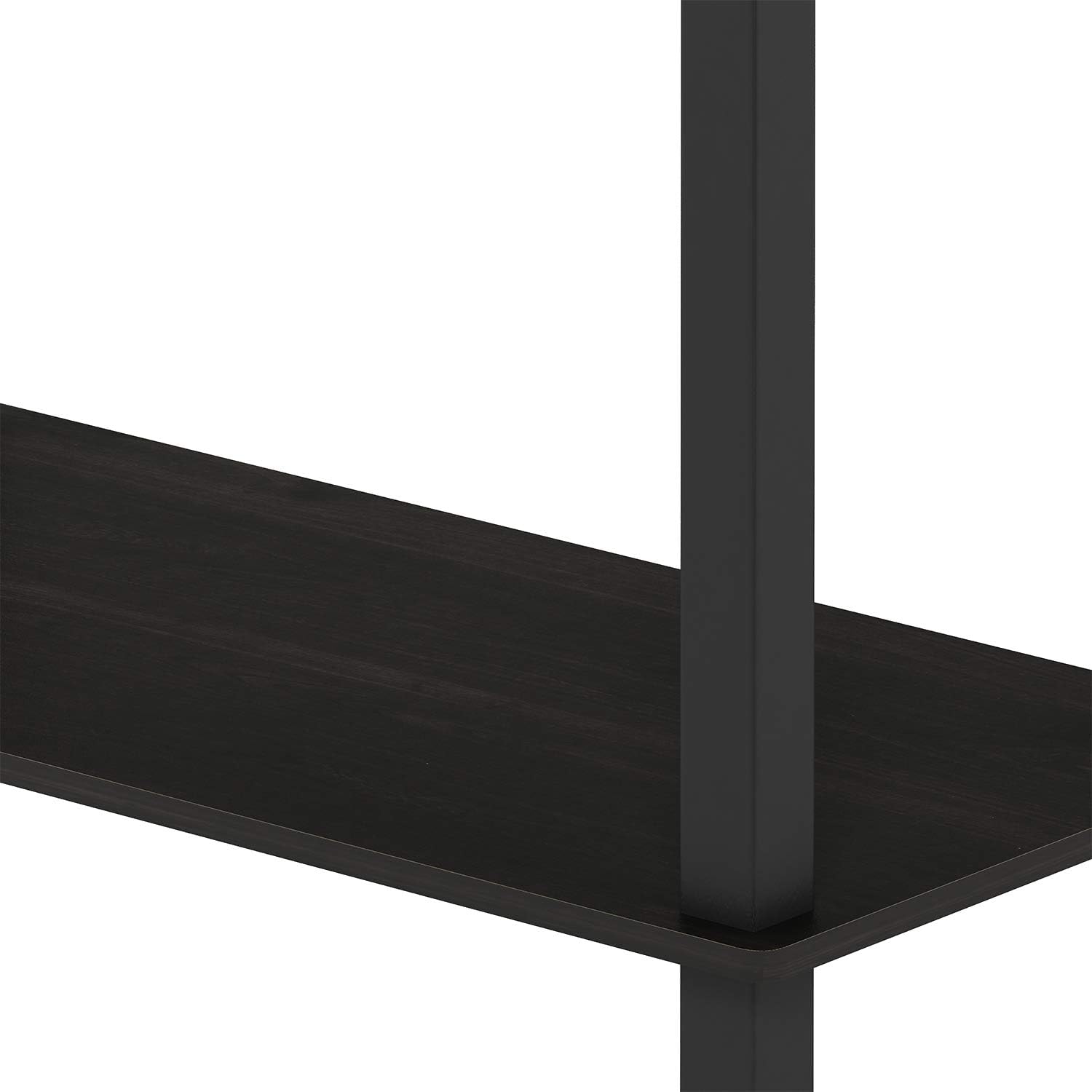 Furinno Moretti 3-Tier Metal Frame TV Stand, French Oak Grey