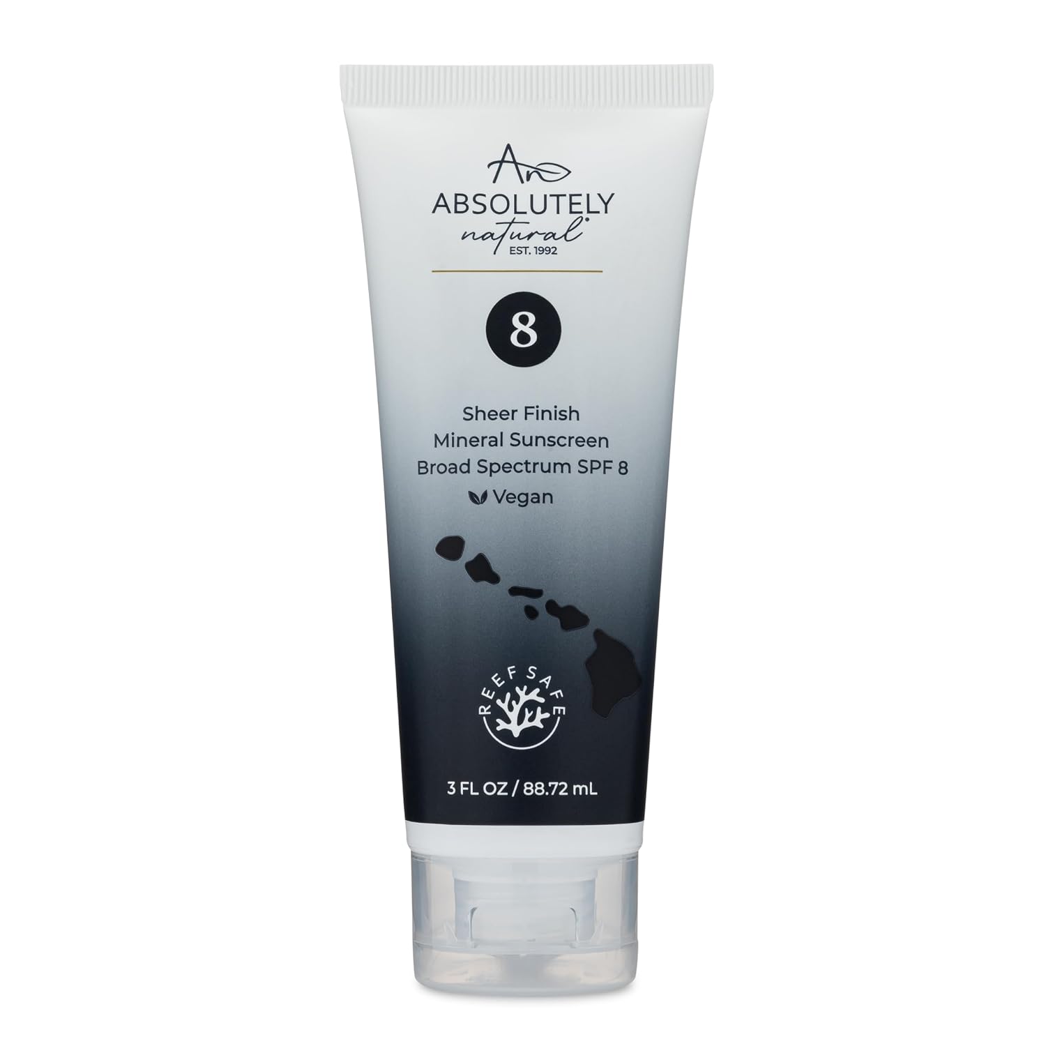 Absolutely Natural - SPF 15 Mineral Sunscreen - Broad Spectrum Water Resistant Moisturizer Lotion For Body & Face - With Non-Nano Zinc Oxide, Vitamin E, & Antioxidants - Made in USA, 3 Oz