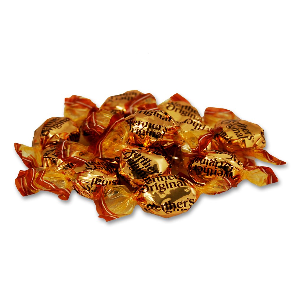 Werther's Original Caramel Coffee Hard Candy - Individually Wrapped Hard Candies for Halloween, Parties, or Snacks - 2.65 oz Bags (Pack of 3)