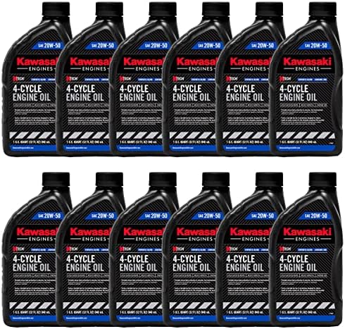 12PK SAE 20W50 4-Cycle Engine Motor Oil OEM# 99969-6298 Quart Bottle
