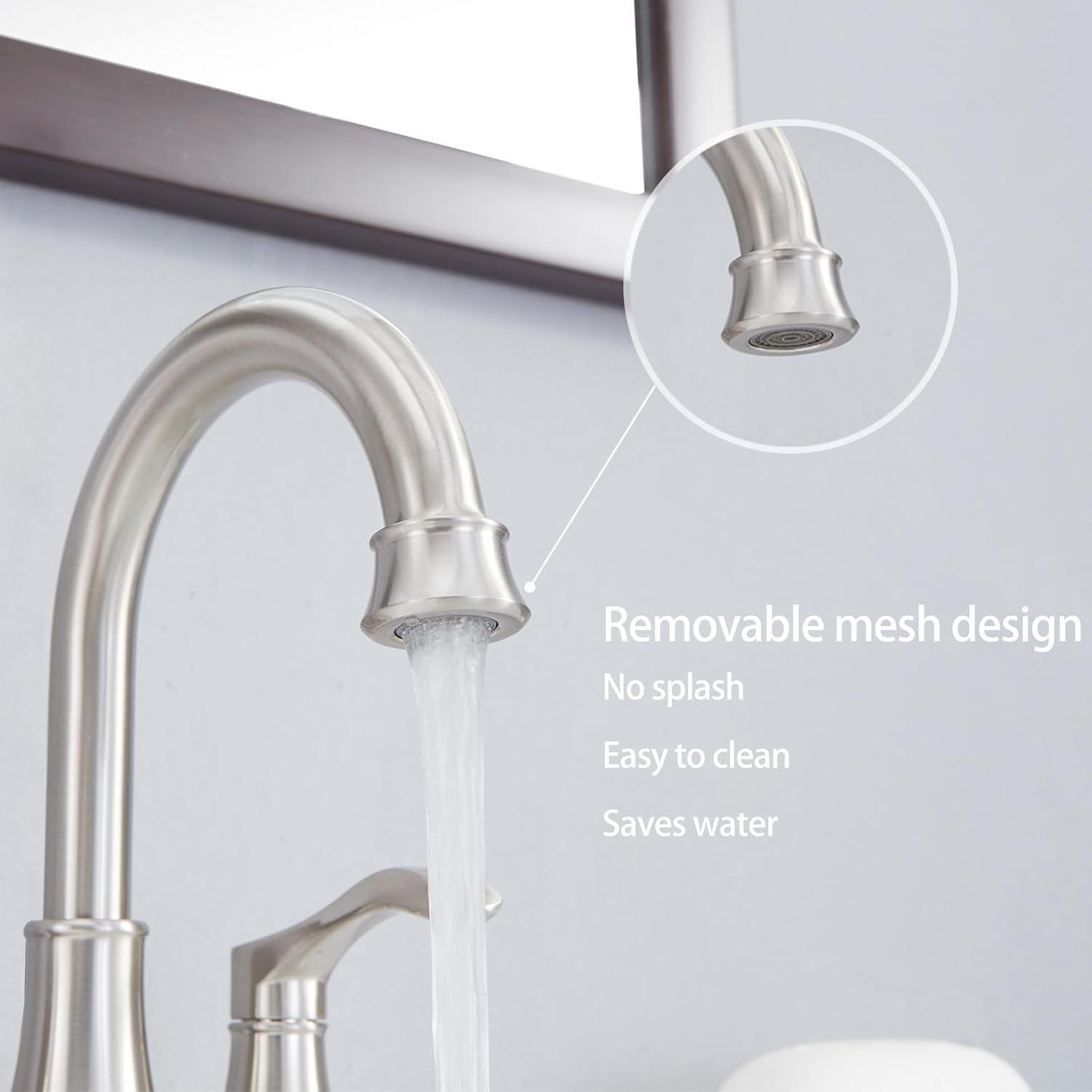 Bathroom Faucet,4 Inch Centerset 2 Handle High-Arc,Oil Rubbed Bronze