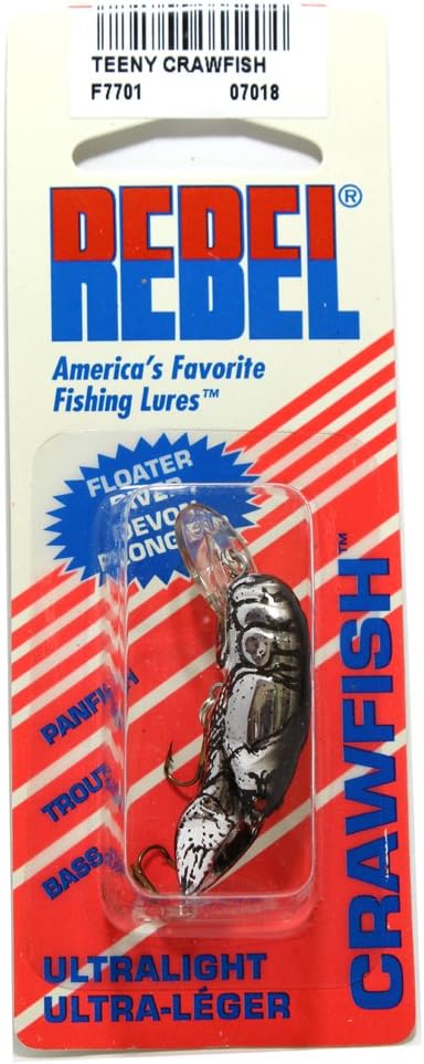 Rebel Lures Original Realistic Crawfish Crankbait Fishing Lure