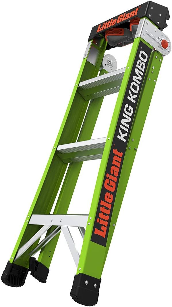 Little Giant King Kombo, 6 ft Fiberglass Multi-Position Ladder, 13906-001