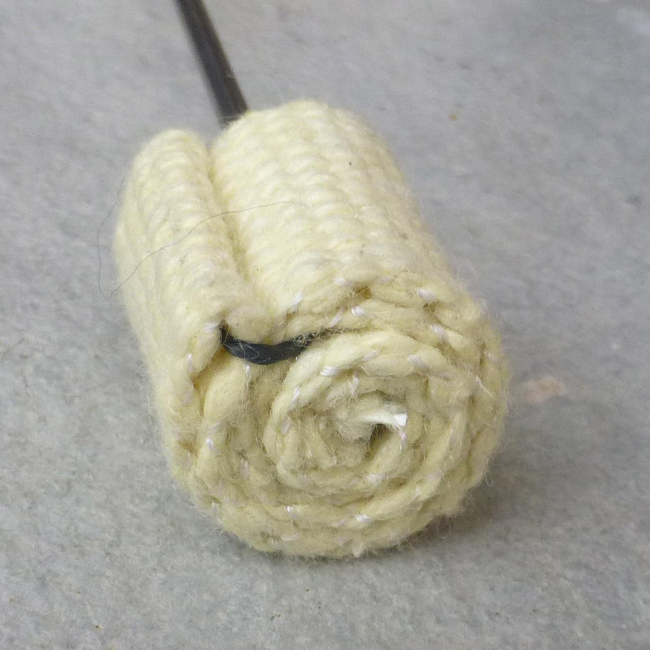 Fire Eating / Fleshing Torches - Rubber Grips, Stainless Steel Shaft, Wick made of Kevlar, By:Trick Concepts