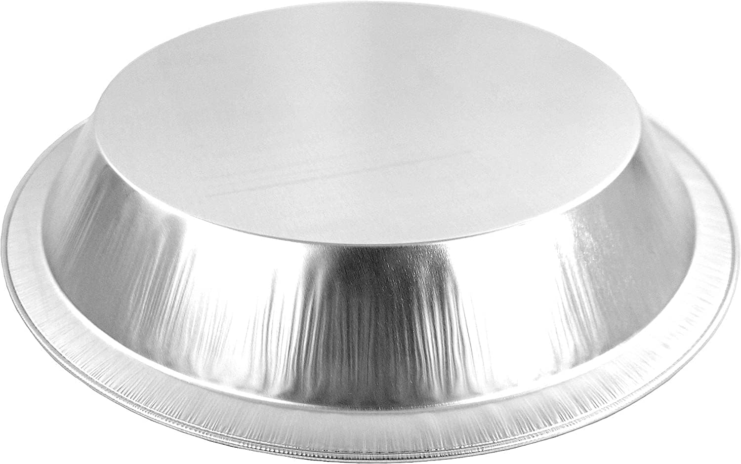 Handi-Foil 9" Smooth-Wall Aluminum Foil Extra-Deep Pie Pan Plate Tin -Heavy #509 (Pack of 25)