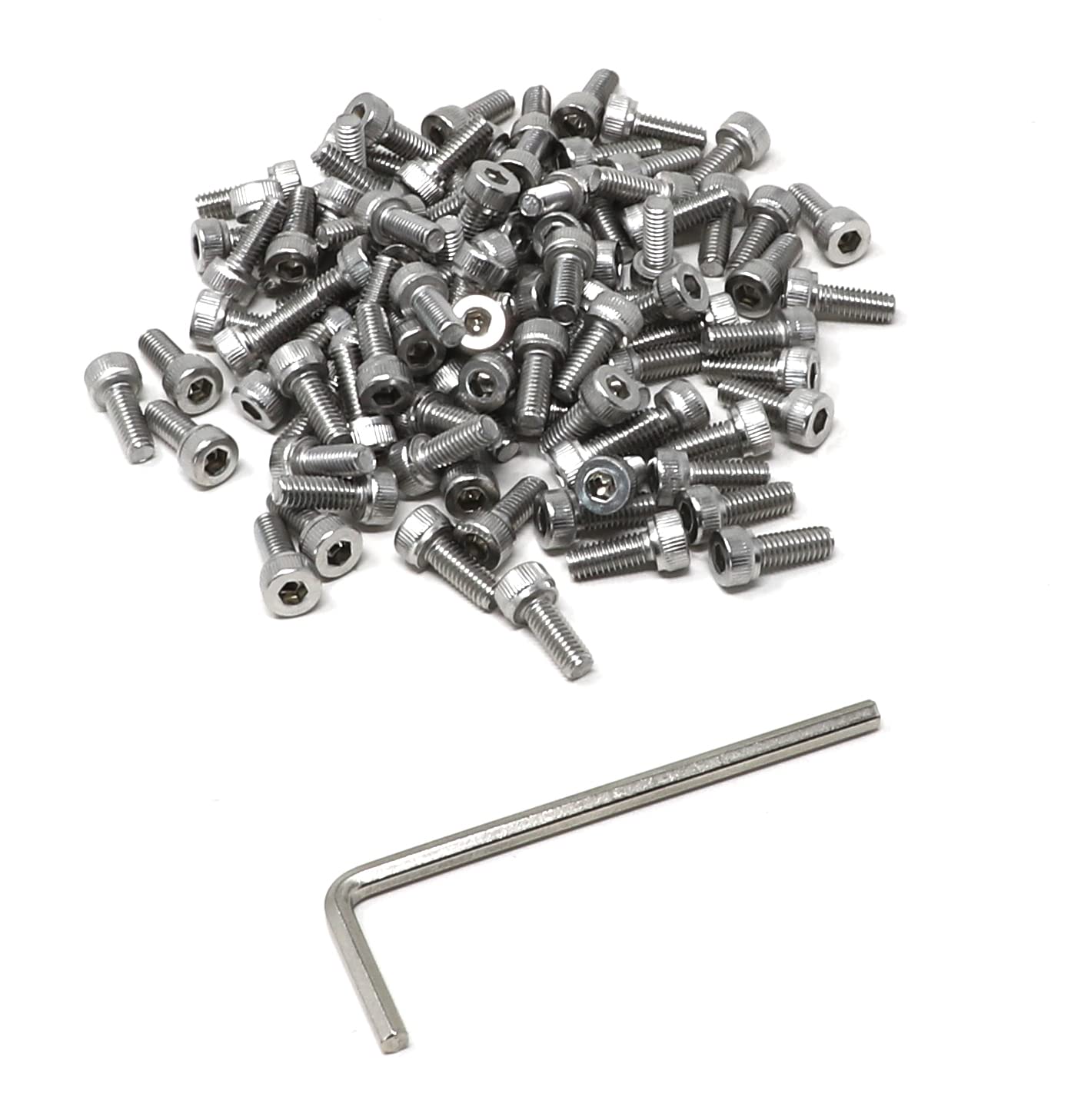 iexcell 20 Pcs M8 x 30/35/40/45/50 mm Stainless Steel 304 Hex Socket Head Cap Screws Bolts Assortment, Fully Threaded
