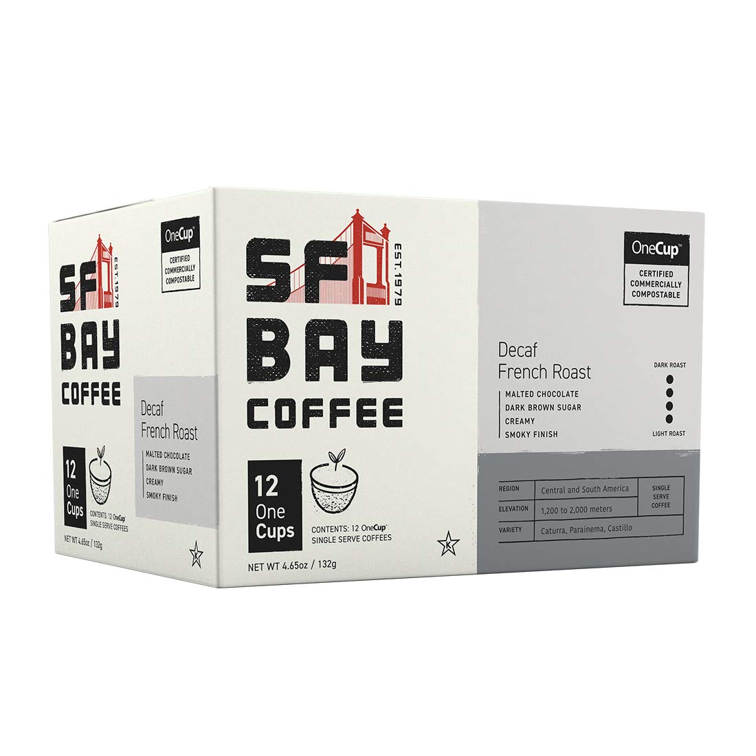SAN FRANCISCO BAY FRENCH ROAST 24 ONE CUPS for Keurig K-Cup Brewers
