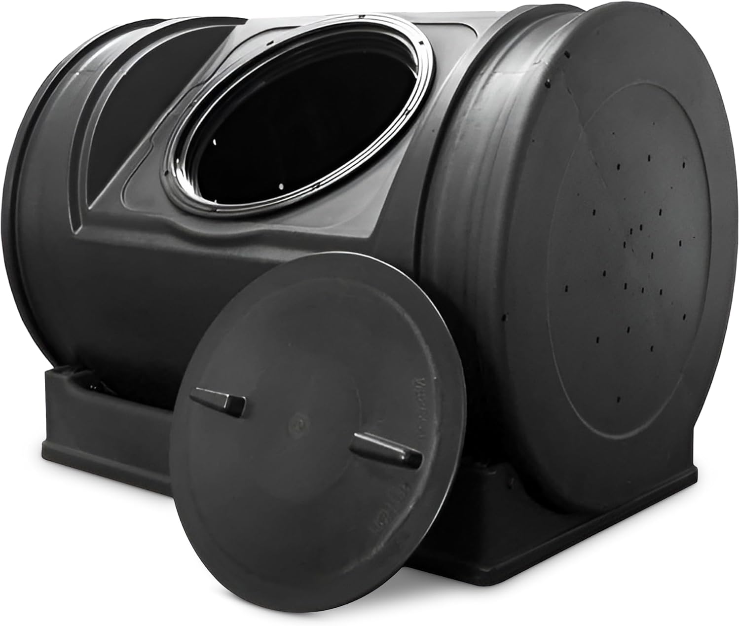 Compost Wizard Jr. Tumbler, 7 Cubic Foot Capacity | Large Rotating Composter Bin, Holds 50 Gallons - Single Chamber Compost System for Gardening, Yard