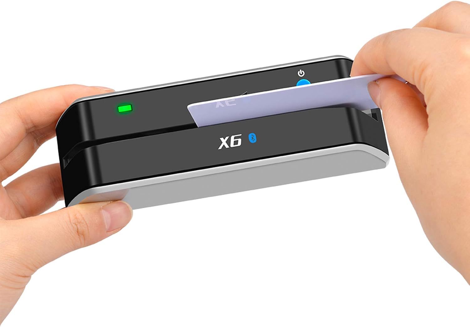 X6BT Bluetooth Mag VIP Card Reader Writer USB 3 Tracks Swipe Encoder