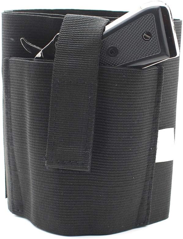 Ankle Holster for Concealed Carry Fits Ruger LC9 LCP G42 43 36 26 S&W Bodyguard .380 .38 Similar Size Handguns
