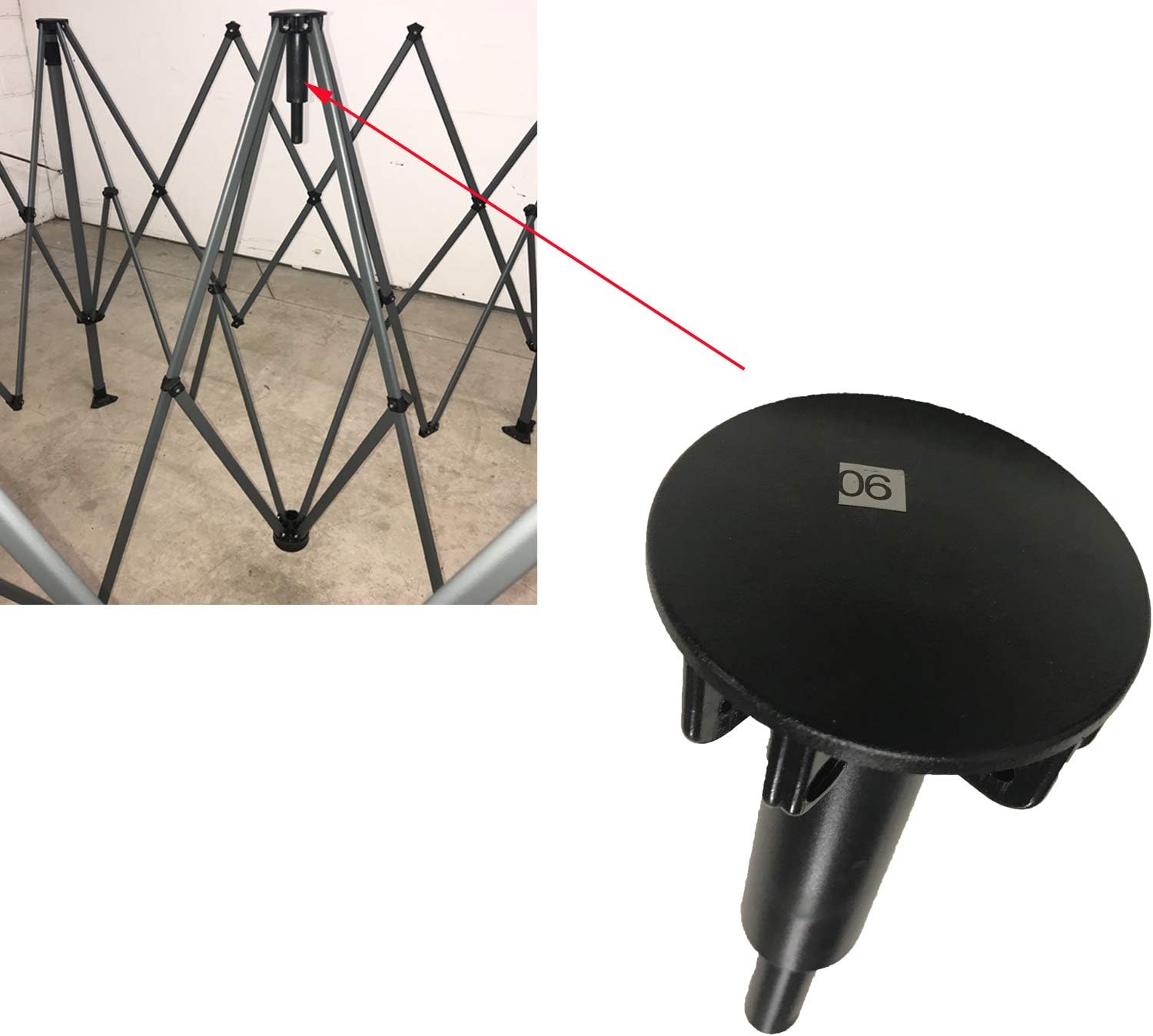 Quest Q100 Quick Lift 10' x 10' Straight Leg Canopy Center Peak HUB Replacement Parts Repair