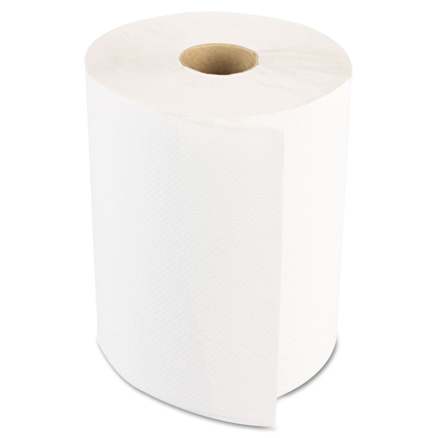 Boardwalk 6250 Hardwound Paper Towels, Nonperforated 1-Ply White, 350 ft (Case of 12 Rolls) | Made In The USA