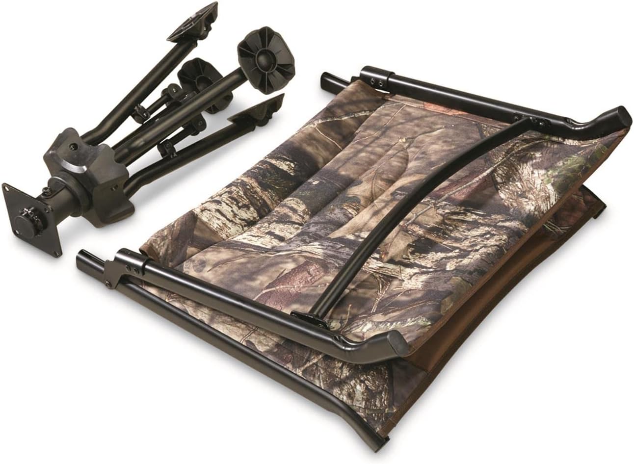 360 Degree Swivel Camo Hunting Blind Chair, Folding, Lightweight, Portable, Padded Cushion Hunting Seat 300 lbs Capacity, Hunt Gear and Equipment