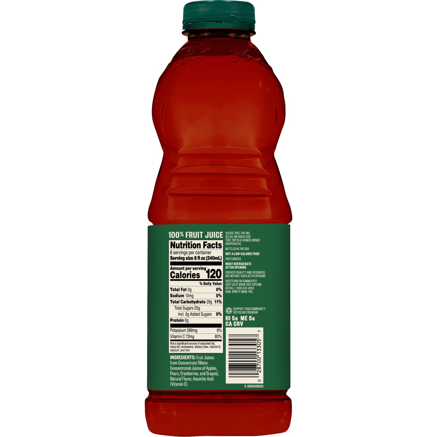 Tree Top Apple Cranberry Juice, 64 Fl Oz